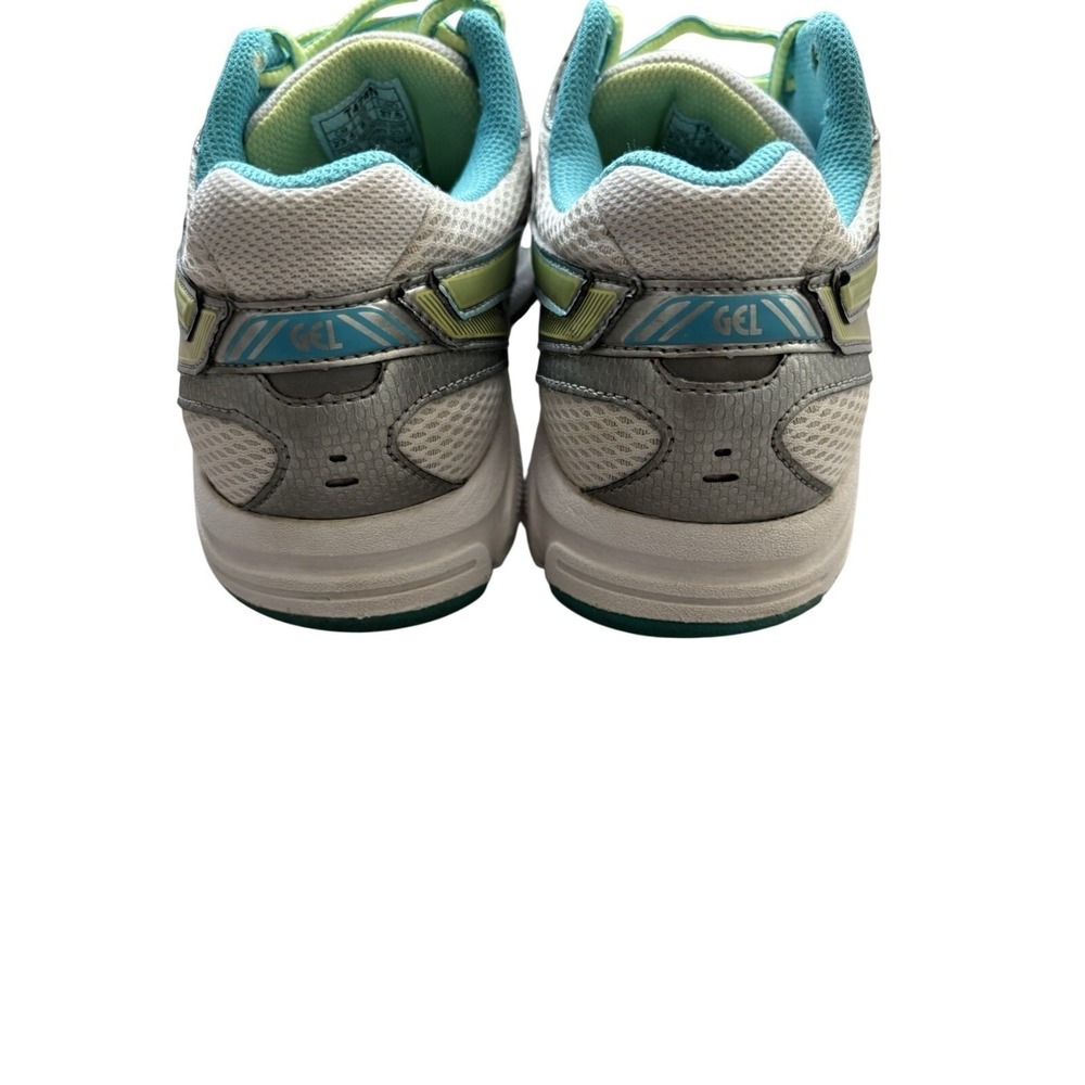 Used ASICS Women Gel Contend 2 Running Shoes Turquoise Lime Size 6.5 Good Cond - Picture 6 of 8